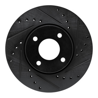 DFC® - Premium Drilled and Slotted Front Passenger Side Brake Rotor