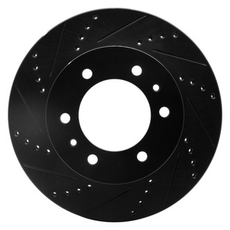 DFC® - Premium Drilled and Slotted Front Driver Side Brake Rotor