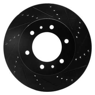 DFC® - Premium Drilled and Slotted Front Passenger Side Brake Rotor