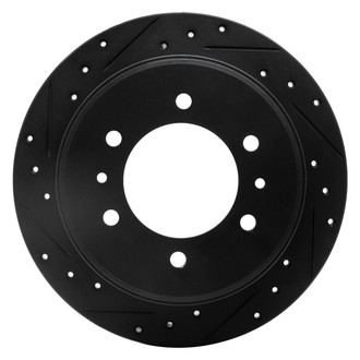 DFC® - Premium Drilled and Slotted Rear Driver Side Brake Rotor