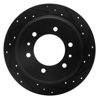 DFC® - Premium Drilled and Slotted Rear Passenger Side Brake Rotor