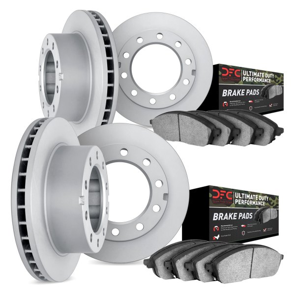 DFC® - Plain Front and Rear Brake Kit with Ultimate Duty Performance Brake Pads