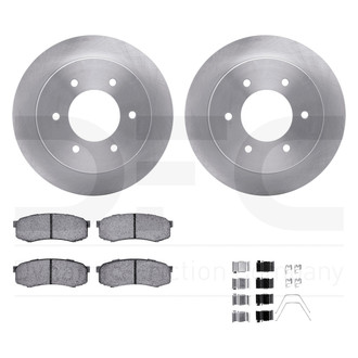 DFC® - Plain Rear Brake Kit with Ultimate Duty Performance Brake Pads