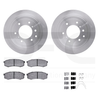 DFC® - Plain Rear Brake Kit with Ultimate Duty Performance Brake Pads