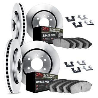 DFC® - Plain Front and Rear Brake Kit with Ultimate Duty Performance Brake Pads
