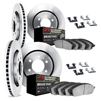 DFC® - Plain Front and Rear Brake Kit with Ultimate Duty Performance Brake Pads