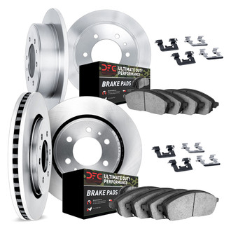 DFC® - Plain Front and Rear Brake Kit with Ultimate Duty Performance Brake Pads