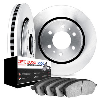 DFC® - Plain Front Brake Kit with 5000 Euro Ceramic Brake Pads