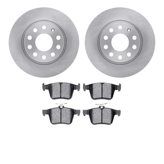 DFC® - Plain Rear Brake Kit with 5000 Euro Ceramic Brake Pads