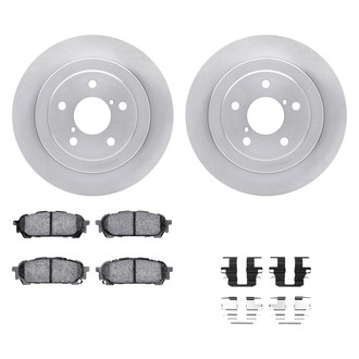 DFC® - Plain Rear Brake Kit with 5000 Euro Ceramic Brake Pads