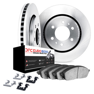 DFC® - Plain Rear Brake Kit with 5000 Euro Ceramic Brake Pads