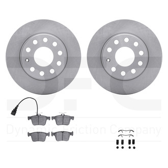 DFC® - Plain Rear Brake Kit with 5000 Euro Ceramic Brake Pads
