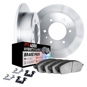 DFC® - Plain Rear Brake Kit with 4000 HybriDynamic Brake Pads