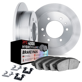 DFC® - Plain Rear Brake Kit with 4000 HybriDynamic Brake Pads