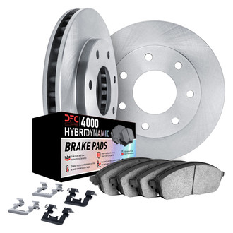 DFC® - Plain Front Brake Kit with 4000 HybriDynamic Brake Pads