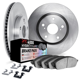 DFC® 6812-76093 - Plain Front Brake Kit with 4000 HybriDynamic Brake Pads
