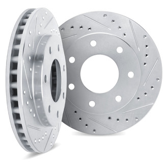 DFC® - Premium Drilled and Slotted Front Brake Rotor Set