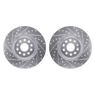 DFC® - Premium Drilled and Slotted Front Brake Rotor Set