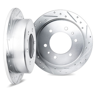 DFC® - Premium Drilled and Slotted Front Brake Rotor Set