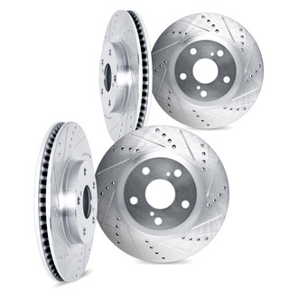 DFC® - Premium Drilled and Slotted Brake Rotor Set