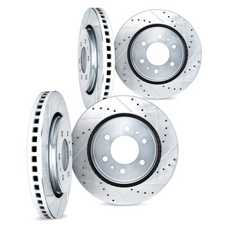 DFC® - Premium Drilled and Slotted Brake Rotor Set