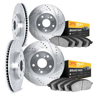 DFC® - Drilled and Slotted Brake Kit with Heavy Duty Brake Pads