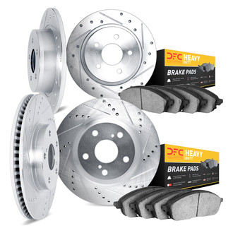 DFC® - Drilled and Slotted Brake Kit with Heavy Duty Brake Pads