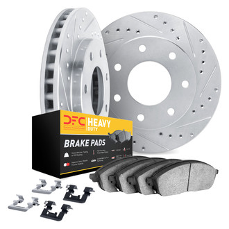 DFC® - Drilled and Slotted Rear Brake Kit with Heavy Duty Brake Pads