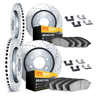DFC® - Drilled and Slotted Brake Kit with Heavy Duty Brake Pads