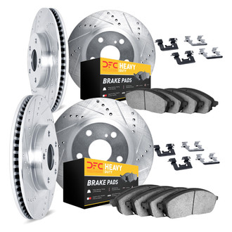 DFC® - Drilled and Slotted Brake Kit with Heavy Duty Brake Pads
