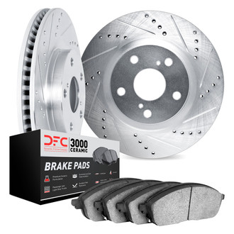 DFC® - PRO-KIT 3000 Drilled and Slotted Brake Kit