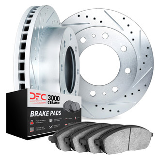 DFC® - PRO-KIT 3000 Drilled and Slotted Rear Brake Kit