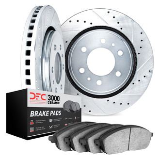 DFC® - PRO-KIT 3000 Drilled and Slotted Front Brake Kit