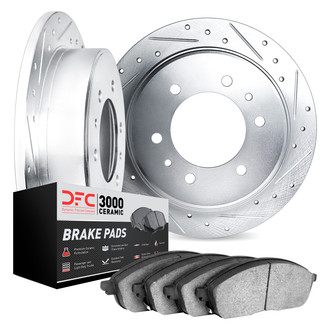 DFC® - PRO-KIT 3000 Drilled and Slotted Rear Brake Kit