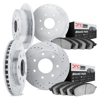 DFC® - PRO-KIT 3000 Drilled and Slotted Front and Rear Brake Kit