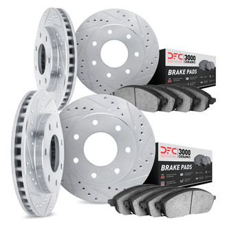 DFC® - PRO-KIT 3000 Drilled and Slotted Front and Rear Brake Kit