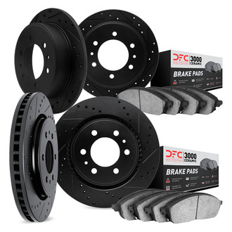 DFC® - PRO-KIT 3000 Drilled and Slotted Brake Kit