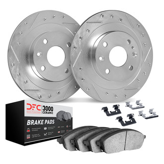 DFC® - PRO-KIT 3000+ Drilled and Slotted Front Brake Kit