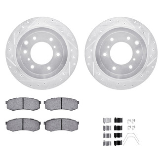 DFC® - PRO-KIT 3000+ Drilled and Slotted Rear Brake Kit