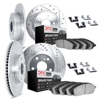 DFC® - PRO-KIT 3000 Drilled and Slotted Brake Kit