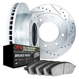 DFC® - Drilled and Slotted Rear Brake Kit with Ultimate Duty Performance Brake Pads