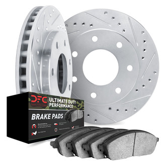 DFC® - Drilled and Slotted Rear Brake Kit with Ultimate Duty Performance Brake Pads