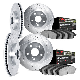 DFC® - Drilled and Slotted Brake Kit with Ultimate Duty Performance Brake Pads