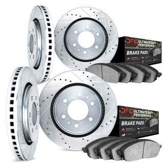 DFC® - Drilled and Slotted Brake Kit with Ultimate Duty Performance Brake Pads