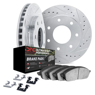 DFC® - Drilled and Slotted Rear Brake Kit with Ultimate Duty Performance Brake Pads