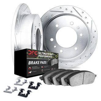DFC® - Drilled and Slotted Rear Brake Kit with Ultimate Duty Performance Brake Pads