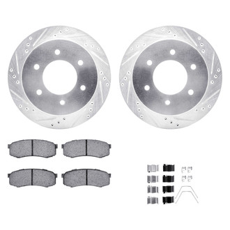 DFC® - Drilled and Slotted Rear Brake Kit with Ultimate Duty Performance Brake Pads