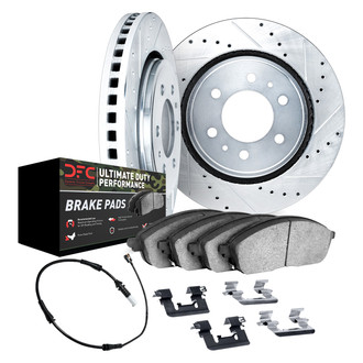 DFC® - Drilled and Slotted Rear Brake Kit with Ultimate Duty Performance Brake Pads