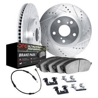 DFC® - Drilled and Slotted Front Brake Kit with Ultimate Duty Performance Brake Pads