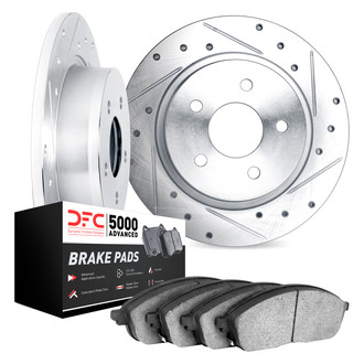 DFC® - PRO-KIT 5000 Drilled and Slotted Front Brake Kit